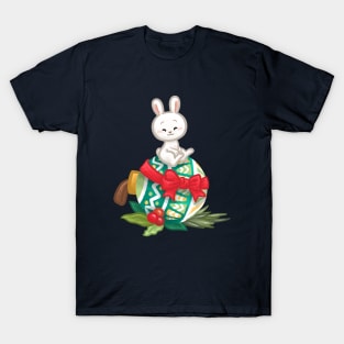 Bunny Christmas Bauble T-Shirt